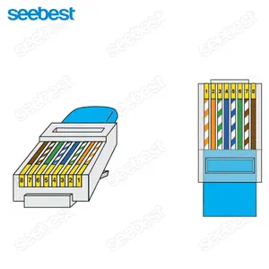 كابل شبكات Cat6a Cat7 Cat8 وصلة RJ45 Cat6e Cat6 وصلة كابل شبكات Cat6a Cat7 Cat8 وصلة كابل الاتصالات Cat5 Cat5e