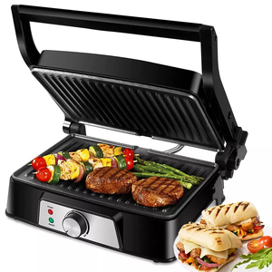 Gril électrique Commercial de bonne qualité, Grill de Contact à gaz <span class=keywords><strong>en</strong></span> <span class=keywords><strong>fonte</strong></span>, Machine à Steak, <span class=keywords><strong>Barbecue</strong></span> électrique, Panini - Product Image 4