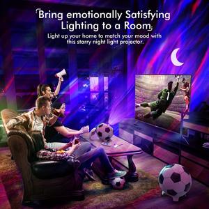 Projecteur de football, projecteur lunaire pour chambre à coucher, bande lumineuse, contrôle intelligent sans fil par application, projecteur d'aurores boréales - Product Image 5