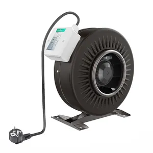 Geräuscharme 240V leise Ec Motor kanal Gewächshaus lüftung 4 Zoll Inline-Lüfter