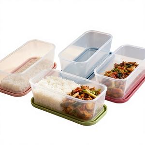 Recipiente Rectangular de Silicona de Gran Capacidad, Libre de BPA, Hermético y Apto para Microondas, para Guardar Helados, Pizza y Sobras de Comida - Product Image 1