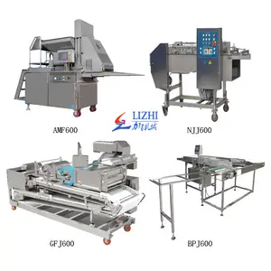 Automatic Industrial commercial chicken nuggets burger patty maker /battering Burger forming Machine (dust type)