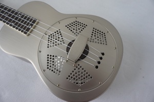 Aiersi Brand Concert Size 24 Inch Matt Brass Body Resonator Hawaii Ukelele at Cheap Price <b>String</b> <b>Instrument</b> - Product Image 4