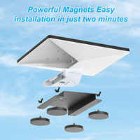 Support magnétique pour voiture à ventouses pour antenne Starlink MINI avec base plate à double trou, accessoires, support à ventouses Starlink Mini