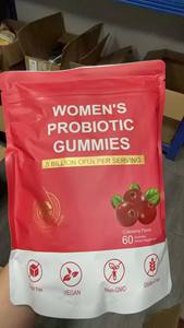 Gomitas Probióticas Femeninas con Sabor a Arándano <span class=keywords><strong>para</strong></span> la Salud Vaginal, Equilibrio del pH, Apoyo Digestivo e Inmunológico, Suplementos <span class=keywords><strong>para</strong></span> Mujeres - Product Image 6