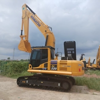 Excavadora Hidráulica Usada Komatsu PC220 de 22 Toneladas, Excavadora Mediana Komatsu PC220, Bomba de Caja de Cambios, Rodamiento, Precio Más Bajo, Barato