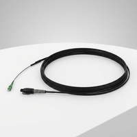 Câble de raccordement autoportant en forme de 8, renforcé, SC APC-SC APC SM 2.0x5.0 mm LSZH