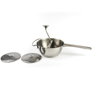 Classique Design <span class=keywords><strong>De</strong></span> Base Manuel Alimentaire Hachoir Fondeur Bol Agitation Poignée Usine Directe En Acier Inoxydable Cuisine Outil Cuisson Pâtisserie - Product Image 4