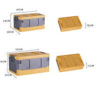 Boîte de rangement pliante avec couvercle, livraison gratuite