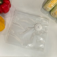 Sacs sous vide réutilisables en nylon avec fermeture éclair et valve en plastique pour le stockage alimentaire en cuisine et à la maison, fabriqués à Foshan
