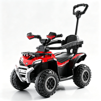 Quad enfant HT M610-1, buggy électrique 12V pour enfants avec barre de poussée parentale, ATV électrique pour enfants pour l'aventure tout-terrain