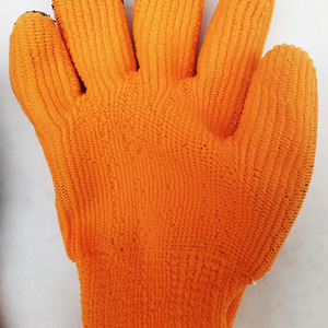 Hongxing 300 #   Guantes de Látex con Protección Completa Contra Arrugas, Antideslizantes, Forrados con Felpa Gruesa, Cálidos para Invierno, de Uso General para Construcción - Product Image 2