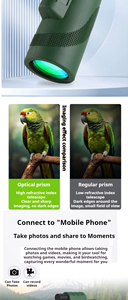 تلسكوب أحادي محمول عالي الدقة <span class=keywords><strong>80X100</strong></span> للتكبير باليد للأنشطة الخارجية والصيد والتخييم والهواتف الذكية المتوافقة - Product Image 5