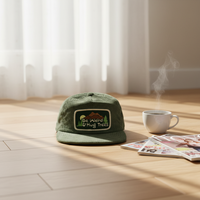 Casquette Snapback en Corduroy Non Structurée avec Logo Brodé 3D Personnalisé