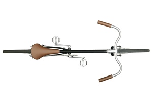 Usine de vélo <span class=keywords><strong>classique</strong></span> vendant un vélo néerlandais de banlieue urbaine avec un vélo de ville Europe en acier à vitesse unique pour les hommes dans la rue - Product Image 6