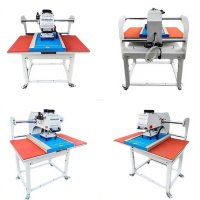 T-shirt industriel Design vêtements marque tissu Dtf 3d étiquette logo gaufrage pneumatique transfert de chaleur presse d'impression Machines