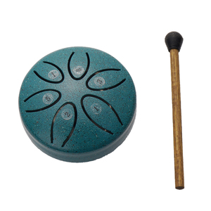 3 pulgadas (8cm) 6 notas Mini acero lluvia lengua tambor Handpan instrumento de percusión - Product Image 6