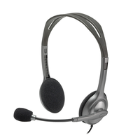Casque Stéréo Mono 3,5 mm avec Microphone, Annulation Active du Bruit (ANC), Son Hi-Fi, Conception Supra-Auriculaire, Métal, AAC, Idéal pour le Gaming