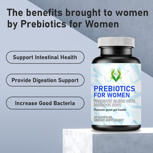 พรีไบโอติกส์สำหรับผู้หญิงแบบแคปซูล ยี่ห้อแบรนด์คัสตอม ผสมฟรุคโตโอลิโกแซ็กคาไรด์และกาแลคโตโอลิโกแซ็กคาไรด์ บำรุงแบคทีเรียที่ดี - Product Image 4