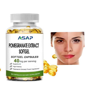 Extracto de Granada de Etiqueta Privada, cápsulas blandas antienvejecimiento, blanqueamiento de la piel, antiarrugas, de la piel revitalizador, suplemento para el cuidado de la piel - Product Image 2