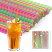 Pailles à boire en plastique de couleurs personnalisées, pailles jetables en blé pour boissons, nouveauté pour hôtels, mariages, Noël