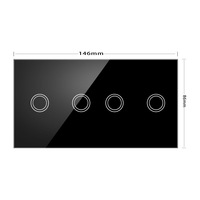 Pour Tuya Smart WiFi 147 voies interrupteur mural avec commande vocale Alexa 4/5/6/8/10 voies interrupteur intelligent Max 10A courant IP65 niveau