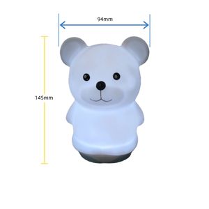 Veilleuse ours à luminosité réglable avec gradateur tactile décorations de meubles de chambre à coucher - Product Image 6