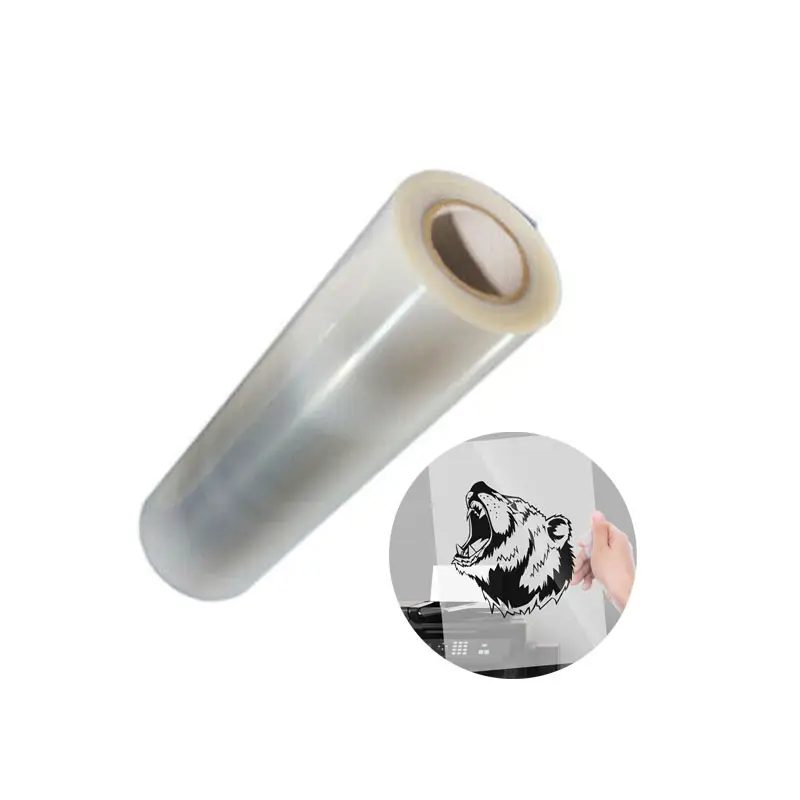 Large format Waterproof Transparent PET Roll Film For Positive Screen Printing