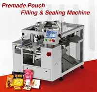 Machine d'emballage et de remplissage automatique pour sachets préformés de café, riz et aliments, avec matériau en papier