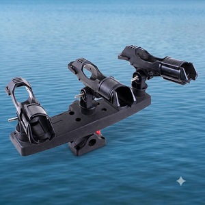 <span class=keywords><strong>Support</strong></span> réglable en plastique Meitai pour 3 cannes à pêche pour kayak et flotteur - Product Image 2
