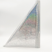 Film holographique PET résistant aux hautes températures, rouleau de feuille d'aluminium pour estampage à chaud sur textiles, vinyle de transfert thermique
