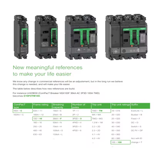 Disjoncteur MCCB ComPacT NSXseries NSX630H TMD 500 4P4D F3P3D500A/630A 70kA 50/60Hz - Product Image 3