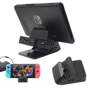 แท่นชาร์จ HD-MI สำหรับ <span class=keywords><strong>Nintendo</strong></span> <span class=keywords><strong>Switch</strong></span> เครื่องแปลงวิดีโอ HD-MI แบบพกพาสำหรับอะแดปเตอร์คอนโซล NS - Product Image 3