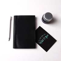 Cahier en papier de pierre réutilisable, intelligent, imperméable et durable avec couverture en PP, crayon fusée promotionnel et cahier effaçable