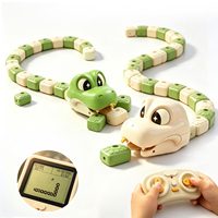 Juguete de Serpiente Interactivo con Control Remoto, Juego Magnético de Comer, Robot Animal Educativo para Niños