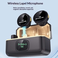 Micrófono de Solapa Inalámbrico Q8 con Clip y Reducción de Ruido para Grabación en Teléfonos Móviles y Transmisión en Vivo