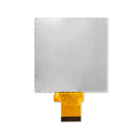 Layar TFT LCD IPS 4.0 Inci Resolusi 480x480 Layar Persegi Panjang Antarmuka RGB 40pin Hitam Kecerahan 400 Nits LED 1
