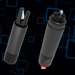 Aikun ค้อนนิรภัยขนาดเล็กสำหรับรถยนต์, เครื่องตัดกระจกหน้าต่างฉุกเฉินที่ตัดเข็มขัดนิรภัยอลูมิเนียมอัลลอยด์ช่วยชีวิต + ABS - Product Image 6