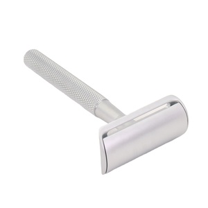 Yaqi 2023 New Matte <span class=keywords><strong>Chrome</strong></span> người đàn ông ướt Cạo râu an toàn dao cạo - Product Image 5
