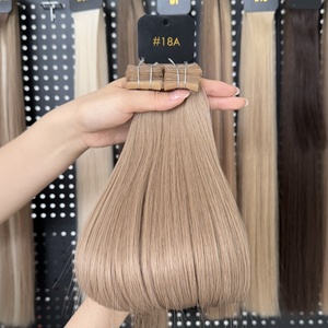 Extensions de cheveux à bandes adhésives régulières <span class=keywords><strong>ou</strong></span> injectées de haute qualité, extensions de cheveux humains invisibles à bandes adhésives - Product Image 4