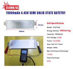 Высокоплотный полутвердотельный литий-ионный аккумулятор NMC 4,45 В, 350 Вт·ч/кг, сертифицированный CE, 1000 циклов, емкость 22-35 А·ч для БПЛА - Product Image 5