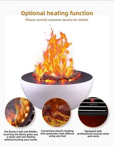 Base Atomizadora Redonda, Simulación de Estufa de Carbón Electrónica, Operación Conveniente con Control Remoto - Product Image 4