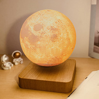 Lampe LED flottante en forme de lune flottante à lévitation magnétique personnalisée pour cadeaux d'affaires