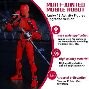 ของตกแต่งโต๊ะทำงาน หุ่นยนต์พิมพ์ 3 มิติ ข้อต่อหลายจุด ขยับได้ ไททัน T13 ฟิกเกอร์แอคชั่น สำหรับคนรักเกม ของเล่นโปรโมชั่น งานฝีมือพลาสติก - Product Image 6