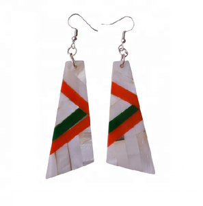 Pendientes de Resina con Forma Rectangular y Perla de Imitación, Tamaño Personalizable, Acepta Logotipo, Regalos de Cumpleaños Modernos para Mujer, 2022 - Product Image 1