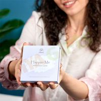 Kartu afirmasi positif perencana kustom untuk wanita kartu kertas meditasi inspirasional harian dengan kotak hadiah