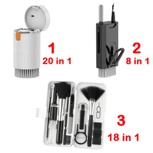 Kit de nettoyage multifonctionnel 20 en 1 avec brosse pour PC, ordinateur, écouteurs, outils de nettoyage, vente en gros d'usine - Product Image 1