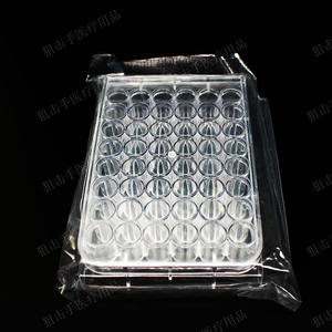 Autre plaque carrée à 96 puits, fond plat, en PP, pour culture cellulaire, microplaques pour usage en laboratoire - Product Image 5