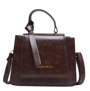 Sac à main de luxe pour femmes, sac à bandoulière élégant et mignon en cuir PU bicolore, style ethnique - Product Image 2
