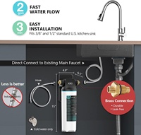 Système de filtration et de purification d'eau à charbon actif composite certifié NSF pour applications domestiques